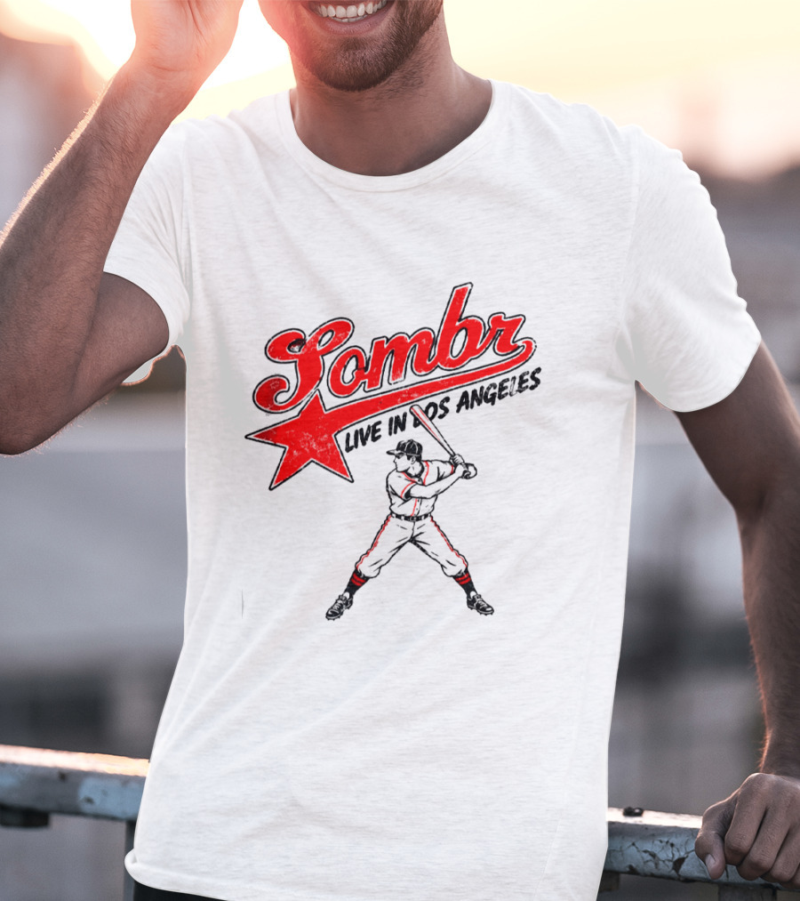 Sombr Live In Los Angeles 2026 Baseball Event At The Forum October 10 2026 T-Shirt