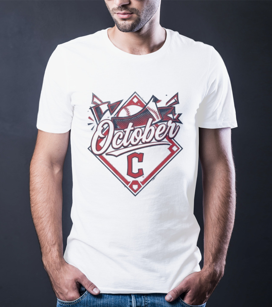 Stephen Vogt October Cleveland Guardians Celebration C T-Shirt