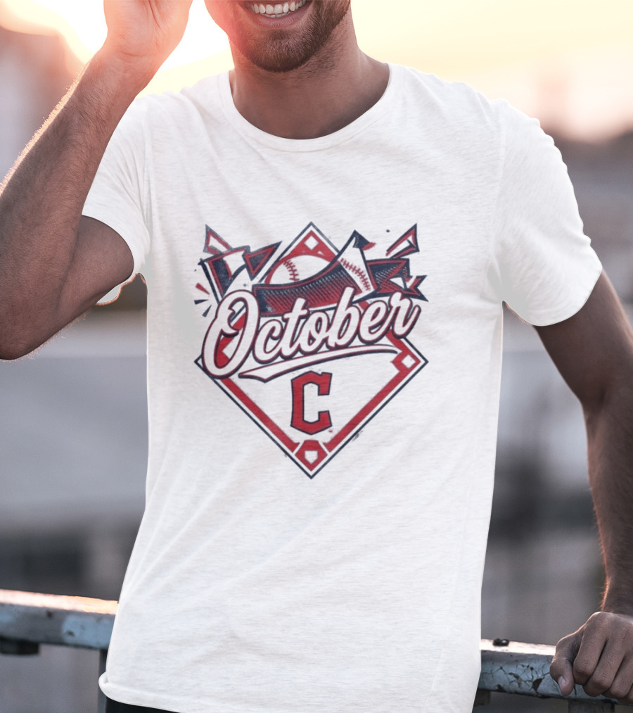 Stephen Vogt October Cleveland Guardians Celebration C T-Shirt