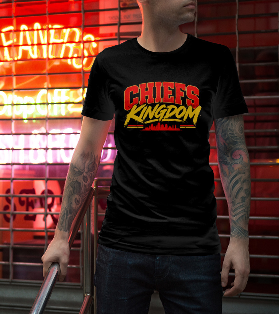 Kansas City Chiefs Kingdom Skyline 2026 T-Shirt