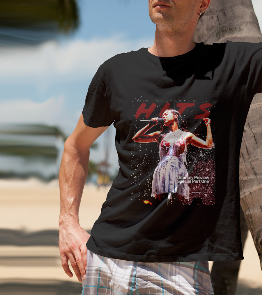 Olivia Rodrigo Hits Daily Double Issue 1458 Grammy Preview October 12 2026 T-Shirt