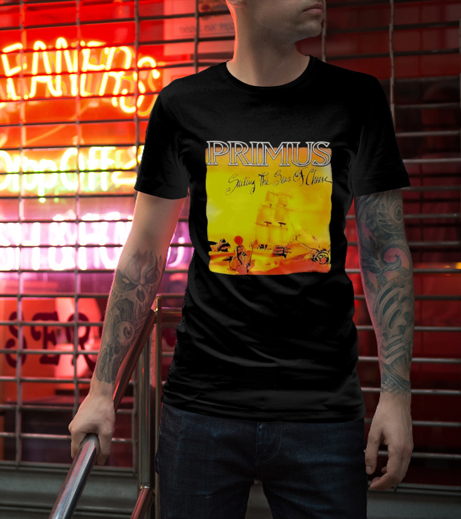 Primus Sailing The Seas Of Cheese Album Art Les Claypool T-Shirt