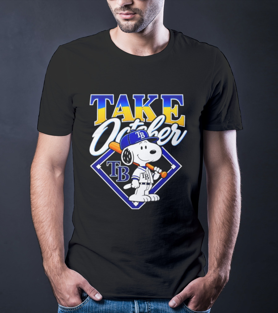 Tampa Bay Rays Take October Snoopy TB 2026 Postseason T-Shirt