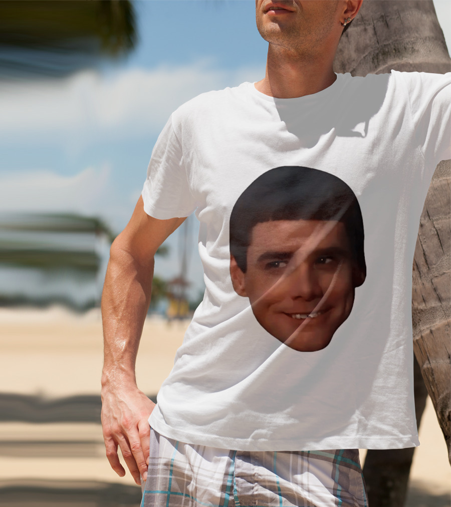 Jim Carrey Lloyd Christmas Dumb And Dumber Face Meme T-Shirt