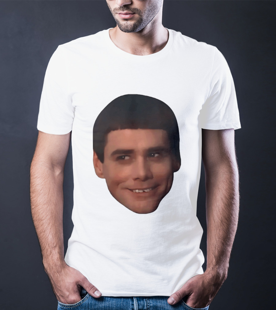 Jim Carrey Lloyd Christmas Dumb And Dumber Face Meme T-Shirt