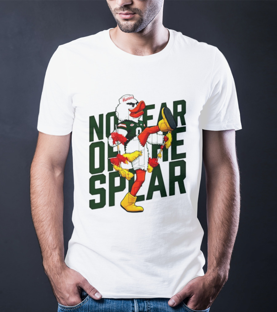Miami Hurricanes No Fear Of The Spear Ibis Sports Team Rivalry T-Shirt