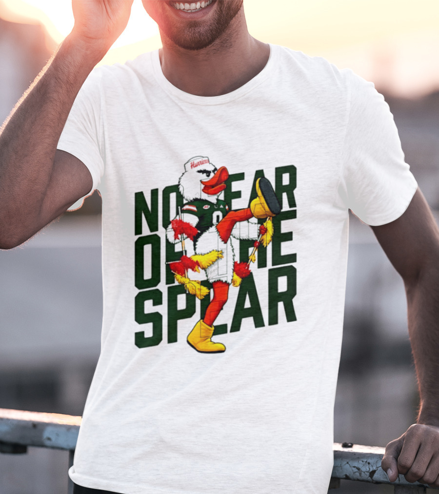 Miami Hurricanes No Fear Of The Spear Ibis Sports Team Rivalry T-Shirt