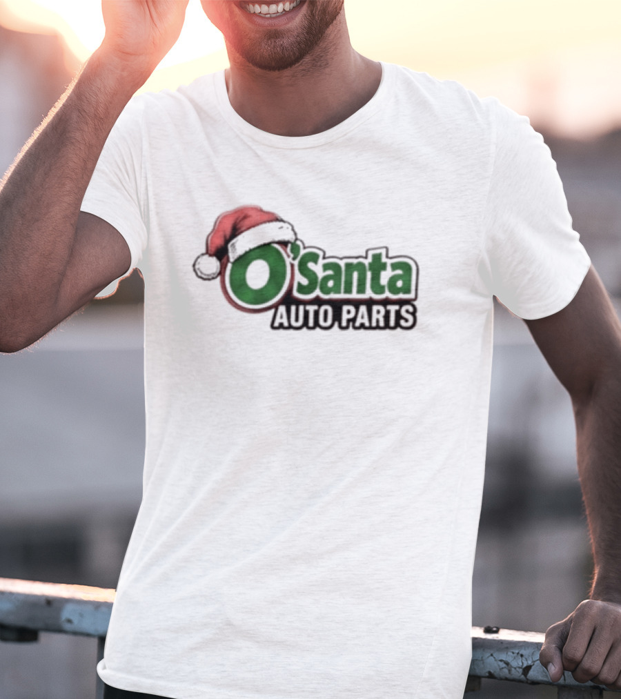 O'Reilly Auto Parts Santa Christmas Humor Mechanic Lovers T-Shirt