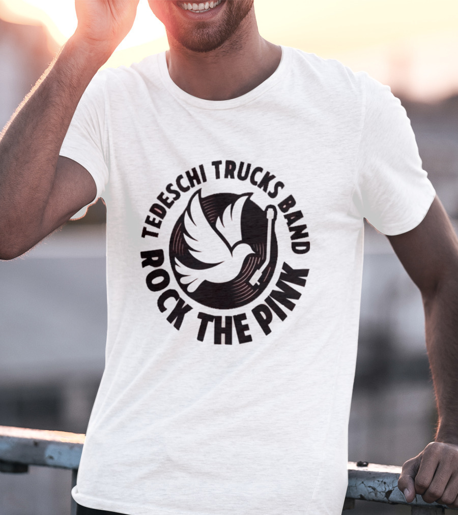 Tedeschi Trucks Band Rock The Pink 2026 Dove Vinyl Drumstick T-Shirt