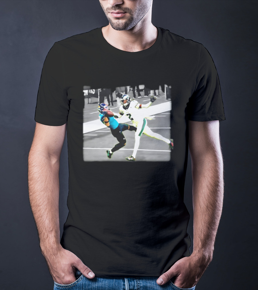 Jacksonville Jaguars Vs Philadelphia Eagles NFL Duel Action T-Shirt