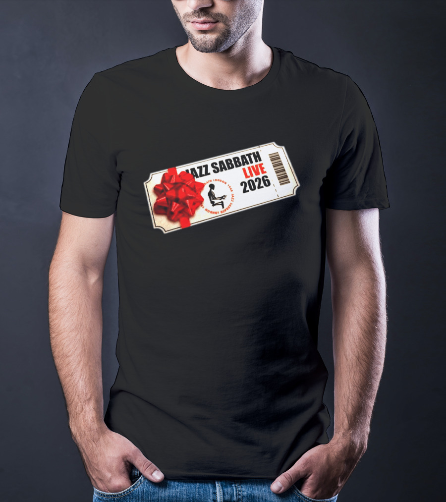 Jazz Sabbath Live 2026 Ticket With Red Bow T-Shirt