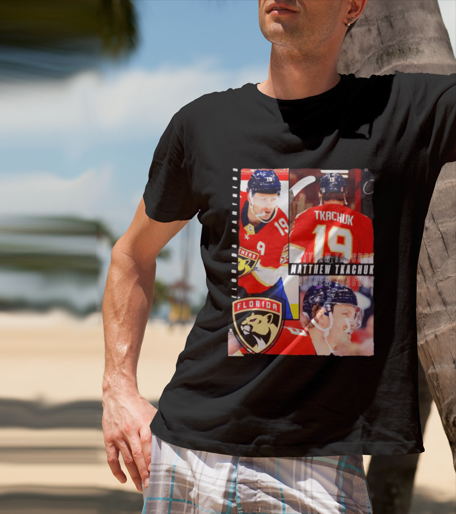 Florida Panthers Matthew Tkachuk Number 19 Hockey Spotlight T-Shirt