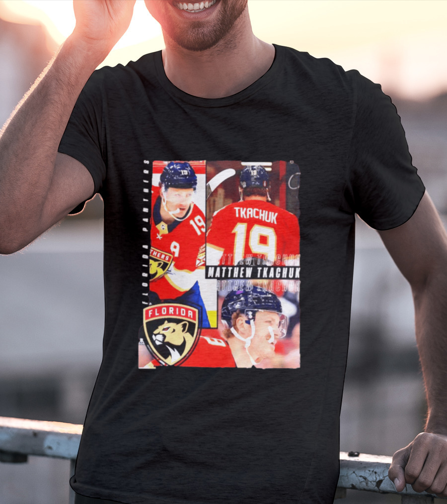 Florida Panthers Matthew Tkachuk Number 19 Hockey Spotlight T-Shirt