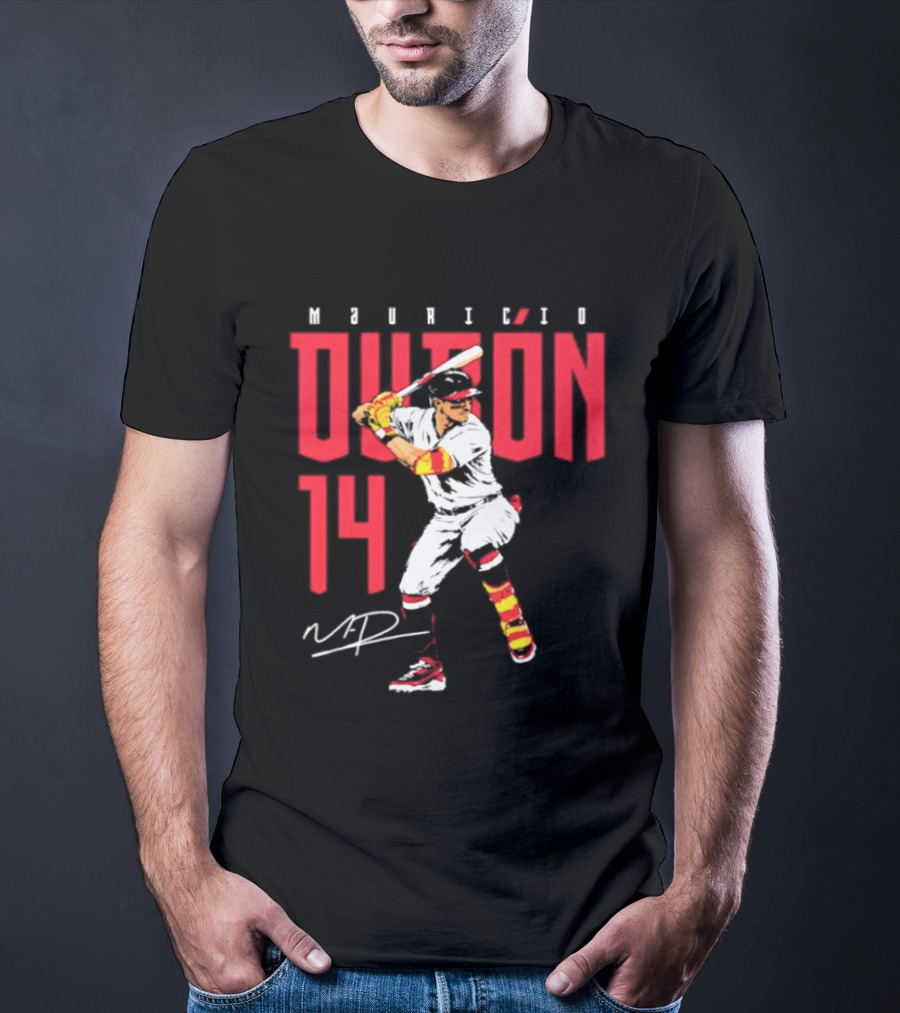 Mauricio Dubón 14 Baseball Swing MD Signature T-Shirt