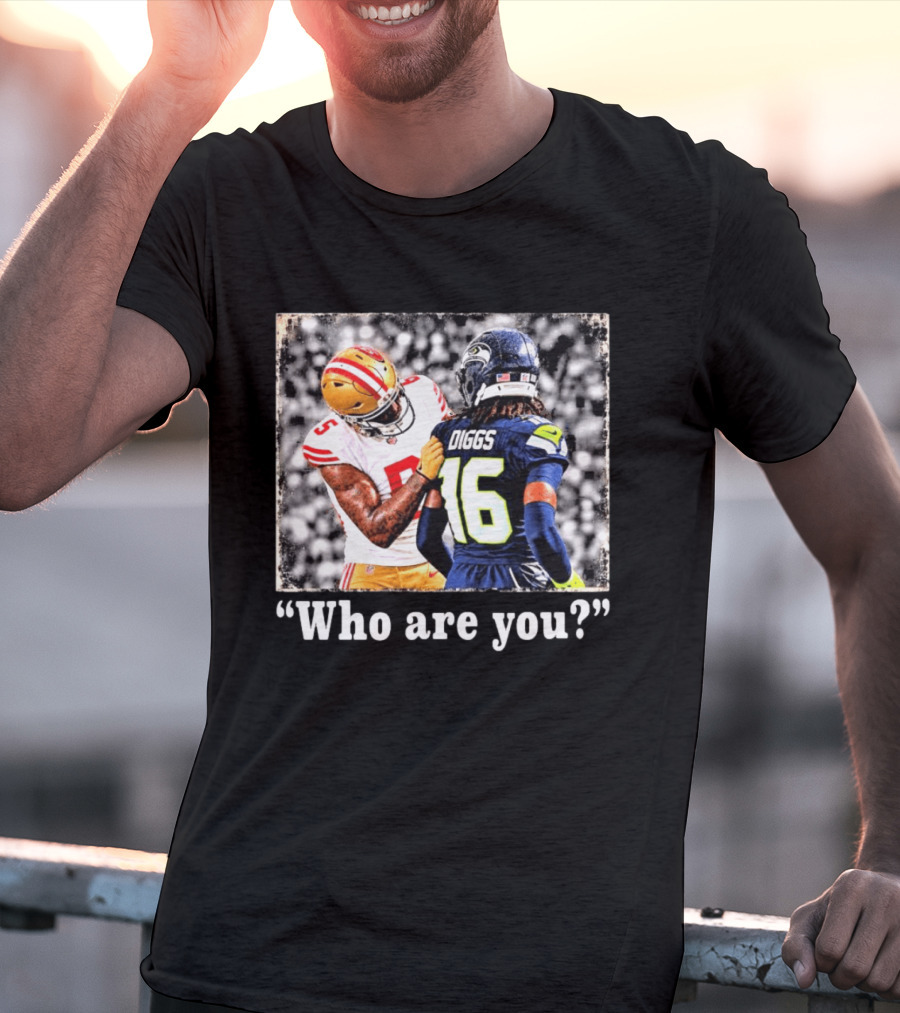 Who Are You Mike Evans Vs Seahawks Diggs NFL T-Shirt