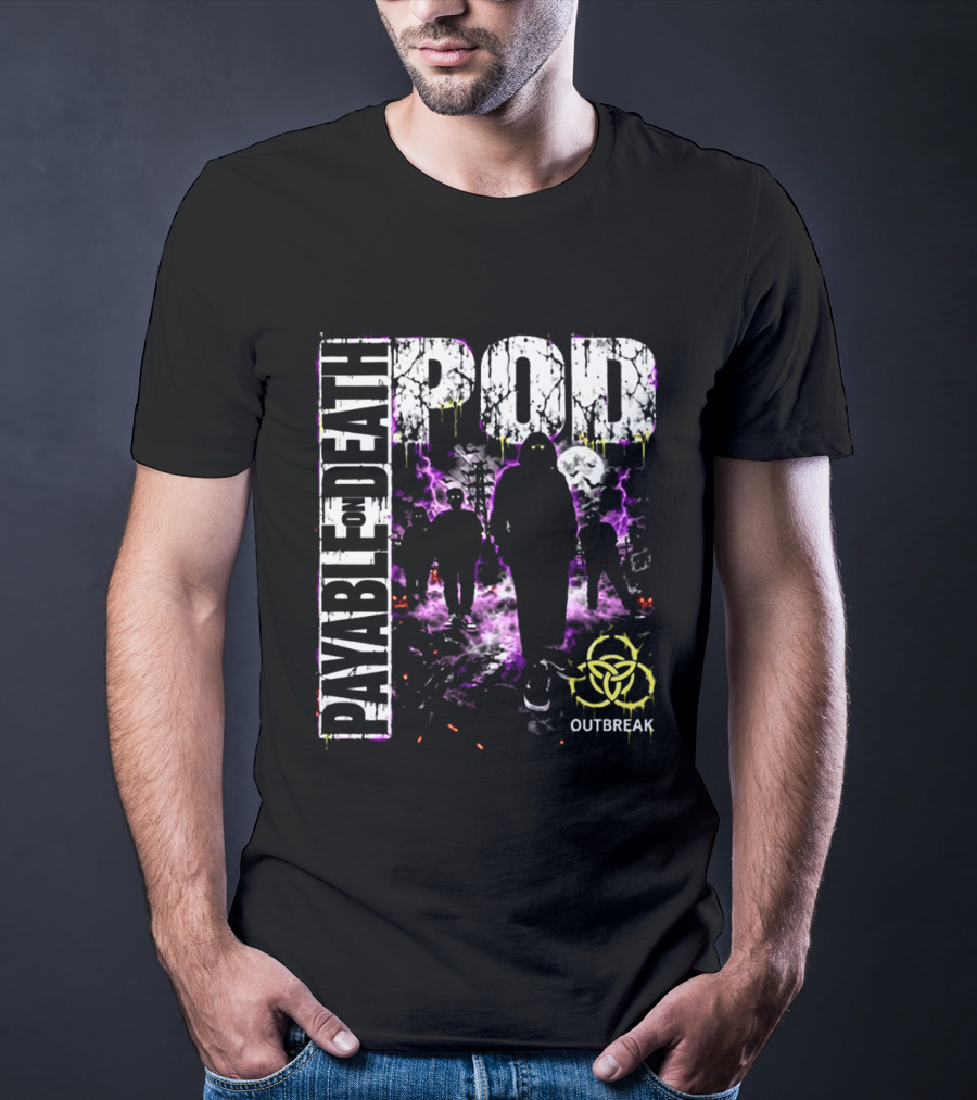 POD Payable On Death Outbreak 2026 Halloween Show Exclusive Anaheim CA Oct 31 T-Shirt