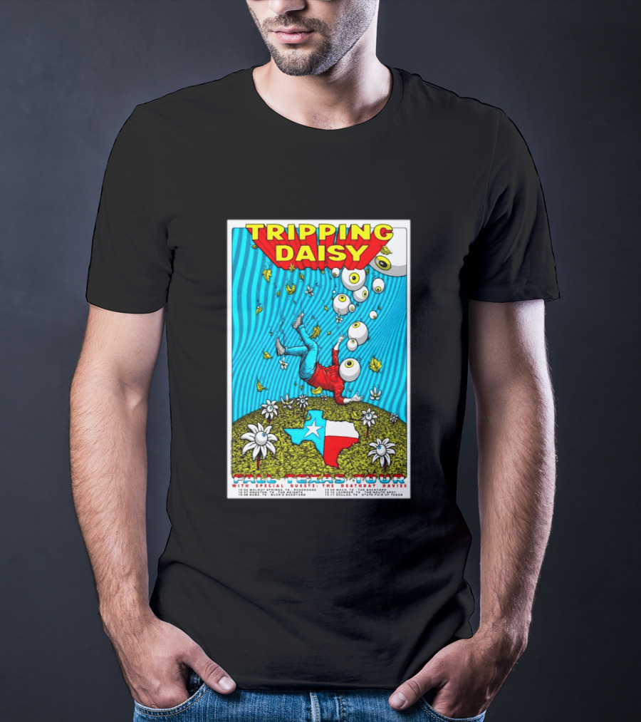 Tripping Daisy Fall Texas Tour 2026 Limited Edition With Special Guests The Deathray Davies T-Shirt