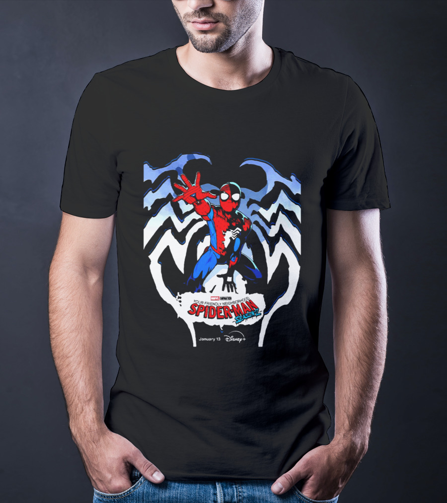 Marvel Spider Man Season 2 Disney Plus January 13 T-Shirt