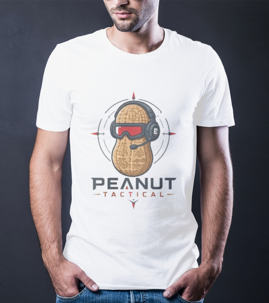 Peanut Tactical Headset Goggles Peanuts Aim T-Shirt