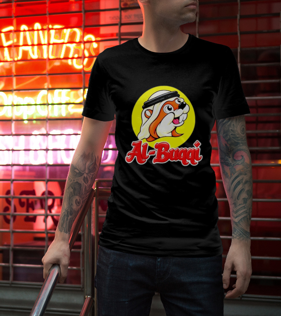 Al Buqqi Beaver Bucees Kufi Cartoon T-Shirt