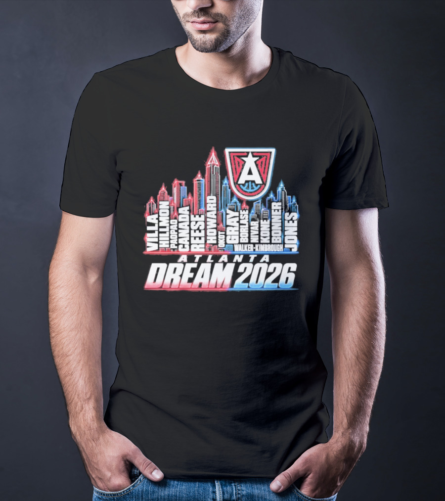 Atlanta Dream 2026 Skyline A T-Shirt