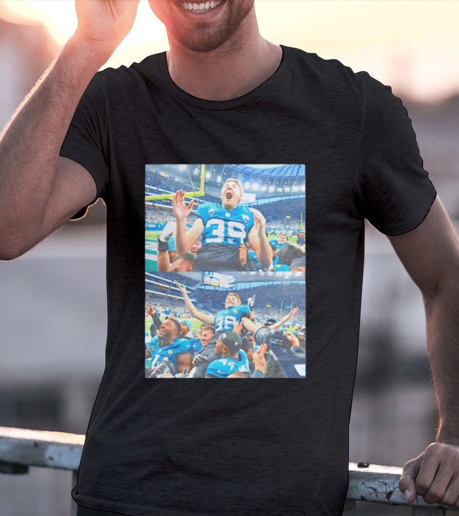 Jacksonville Jaguars Number 39 And Walker Number 44 Post Game Celebration NFL Stadium Event T-Shirt