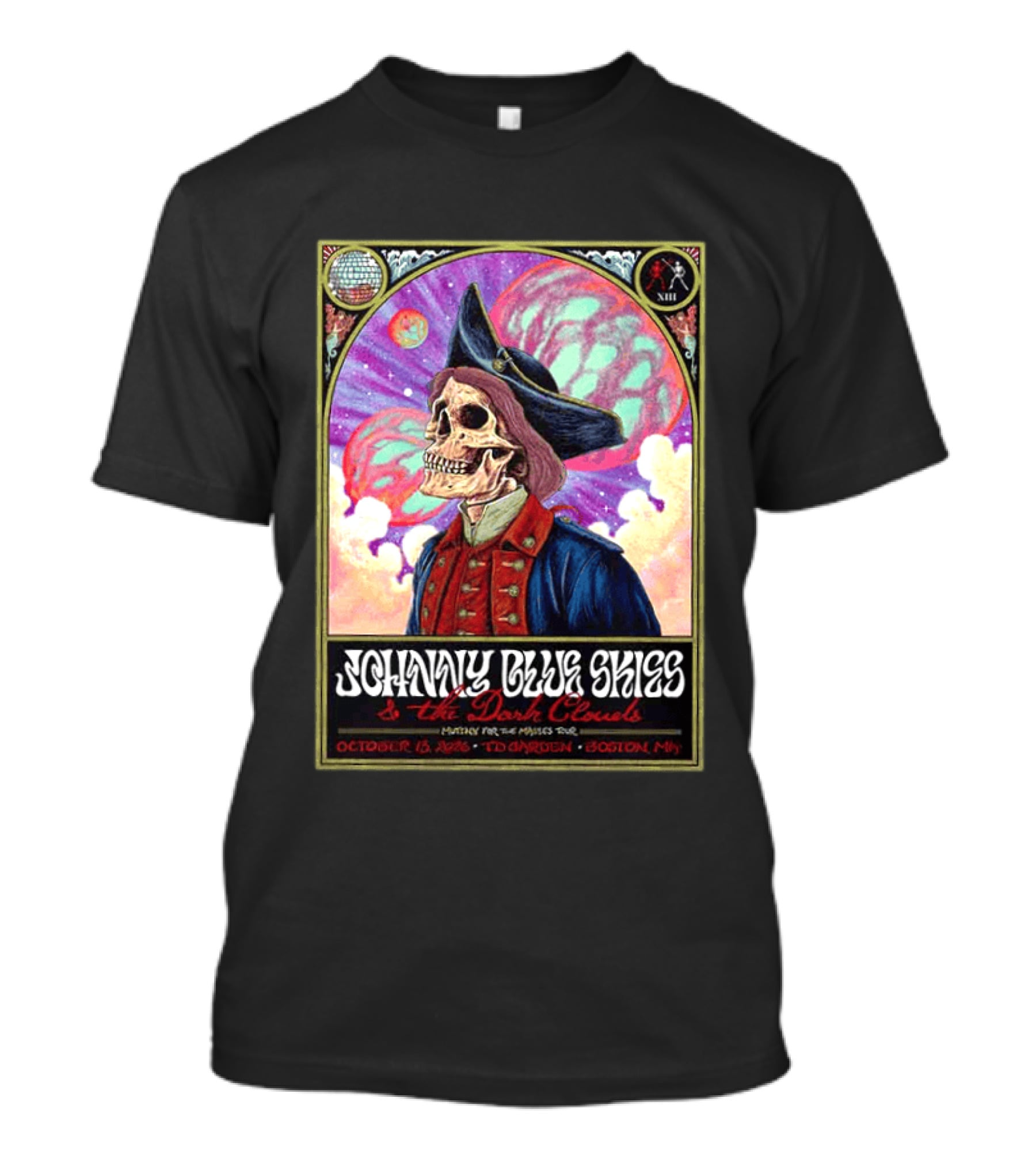 Johnny Blue Skies & The Dark Clouds Waiting For The Magic Tour October 13 TD Garden Boston MA T-Shirt
