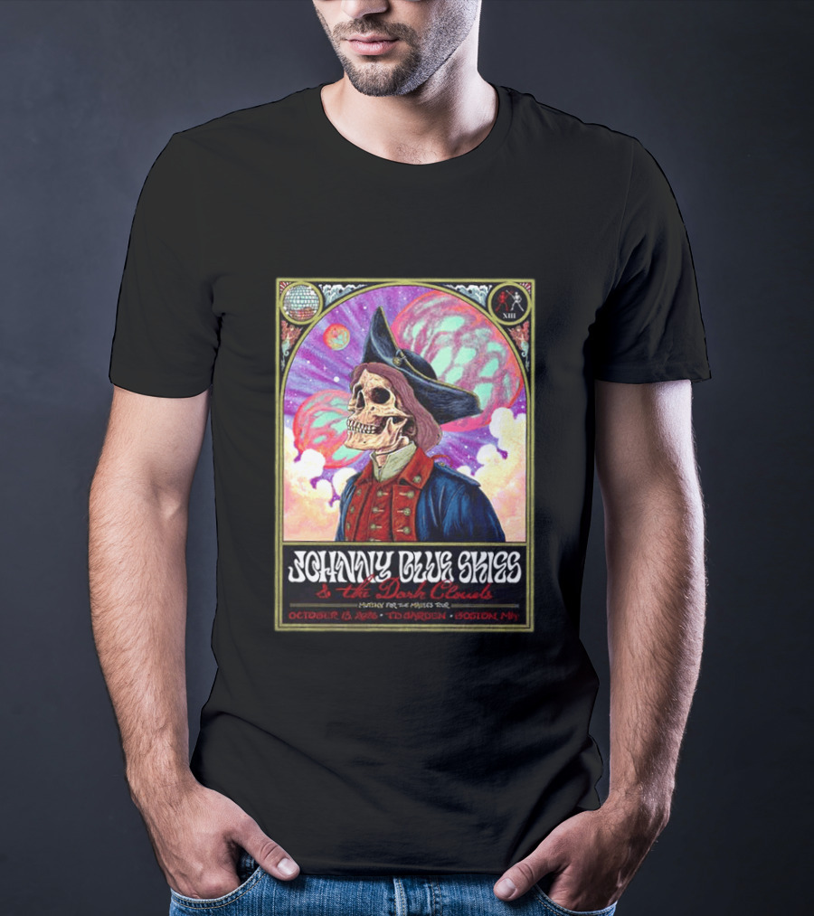 Johnny Blue Skies & The Dark Clouds Waiting For The Magic Tour October 13 TD Garden Boston MA T-Shirt