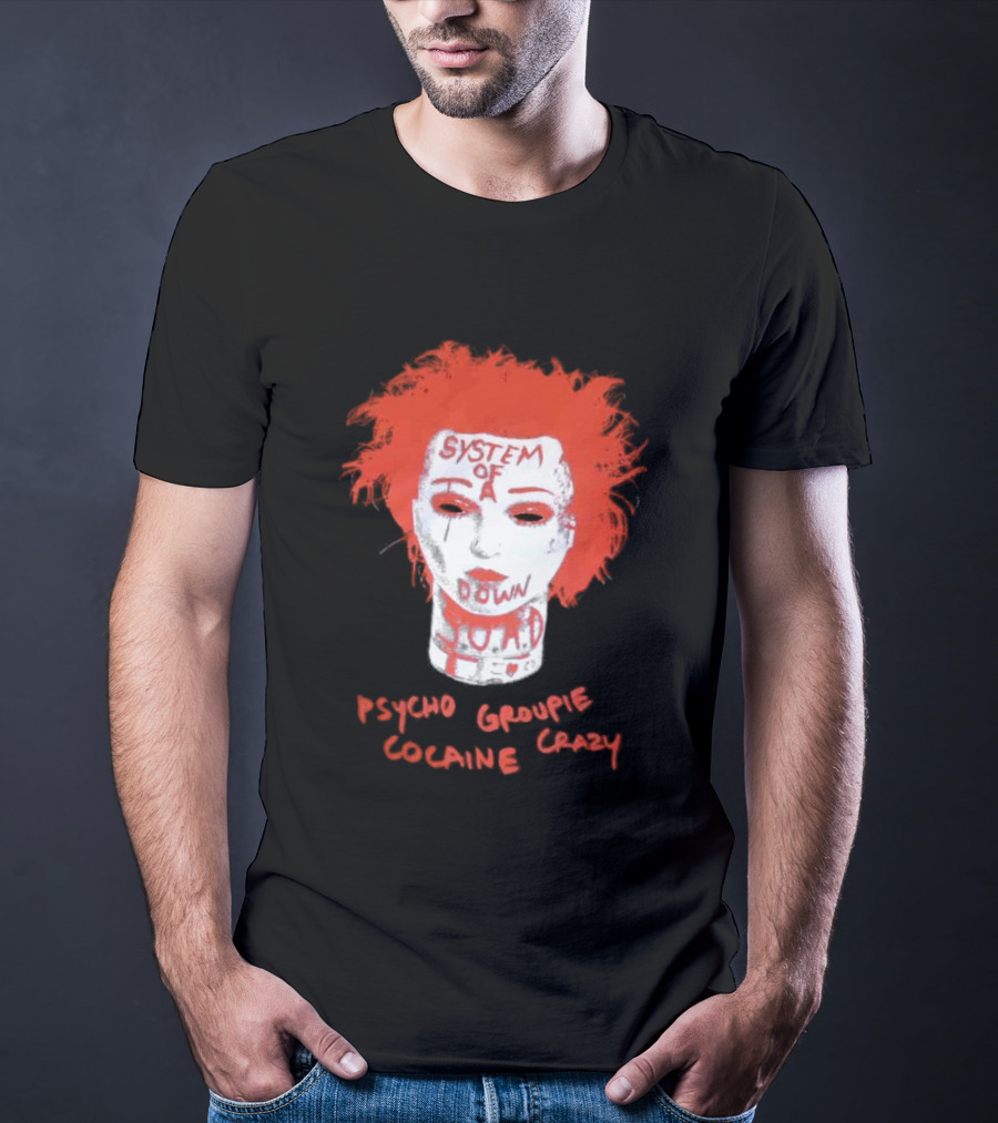 System Of A Down Psycho Groupie Cocaine Crazy T-Shirt