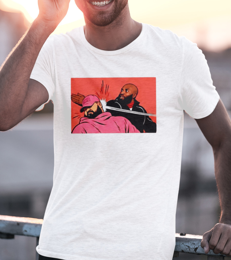 Drake Vs Rick Ross Meme Slap Red T-Shirt