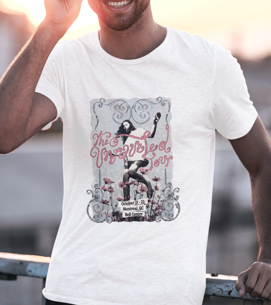 The Unraveled Tour Olivia Rodrigo October 21 22 2026 Montreal QC Bell Centre T-Shirt