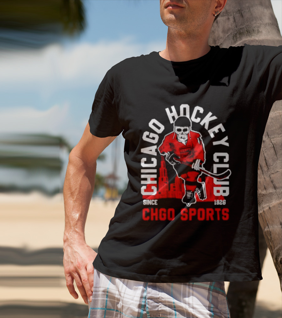 CHGO Sports Chicago Hockey Club Since 1926 Player T-Shirt