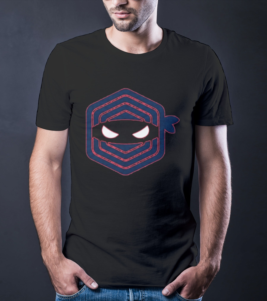 Gavin Williams Pitching Ninja Baseball Hexagon Mask T-Shirt