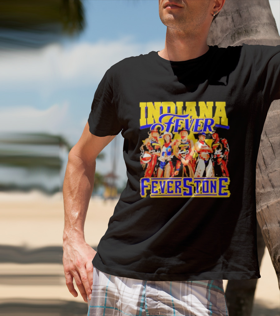 Indiana Fever Players Fever Stone Signatures T-Shirt