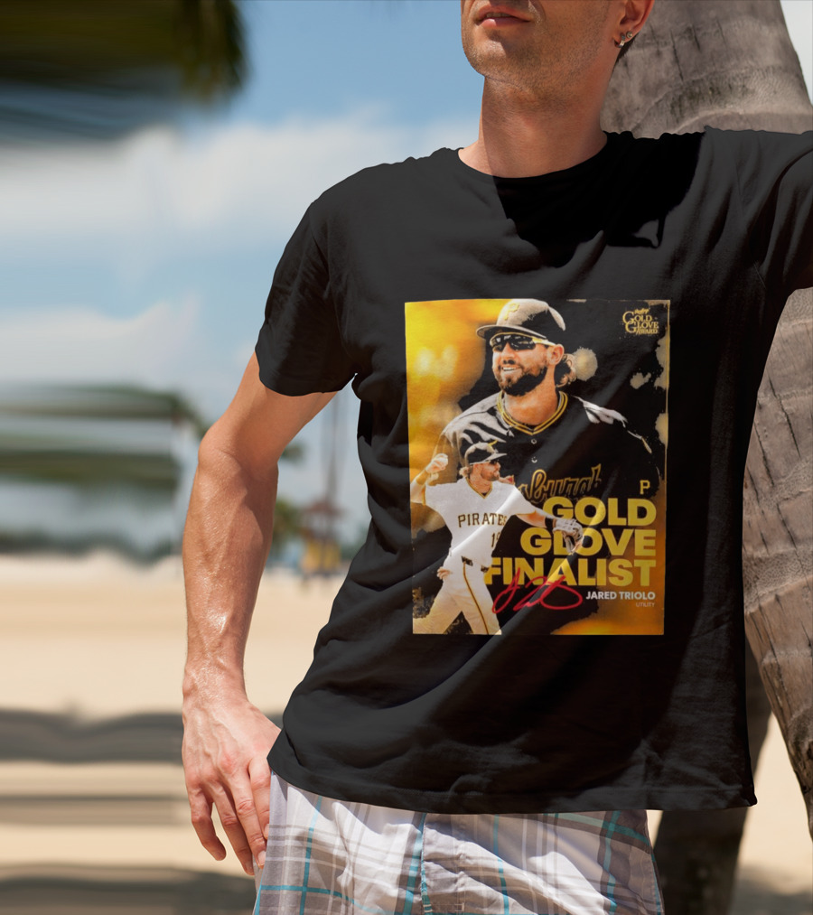 Jared Triolo Pirates Gold Glove Award Finalist Utility T-Shirt