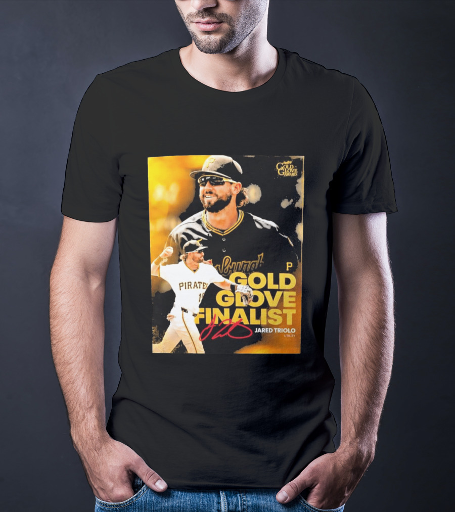Jared Triolo Pirates Gold Glove Award Finalist Utility T-Shirt