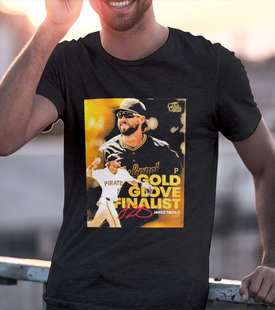 Jared Triolo Pirates Gold Glove Award Finalist Utility T-Shirt