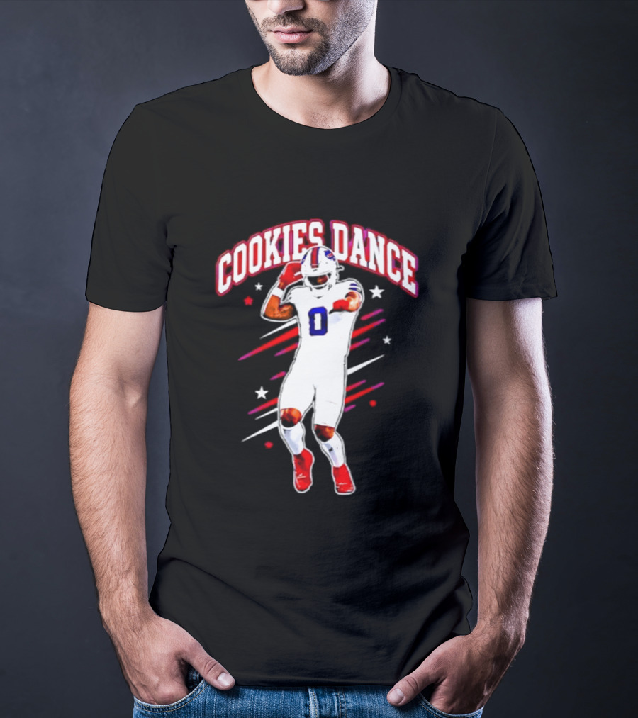 Keon Coleman Cookies Dance Buffalo Bills Football Player T-Shirt