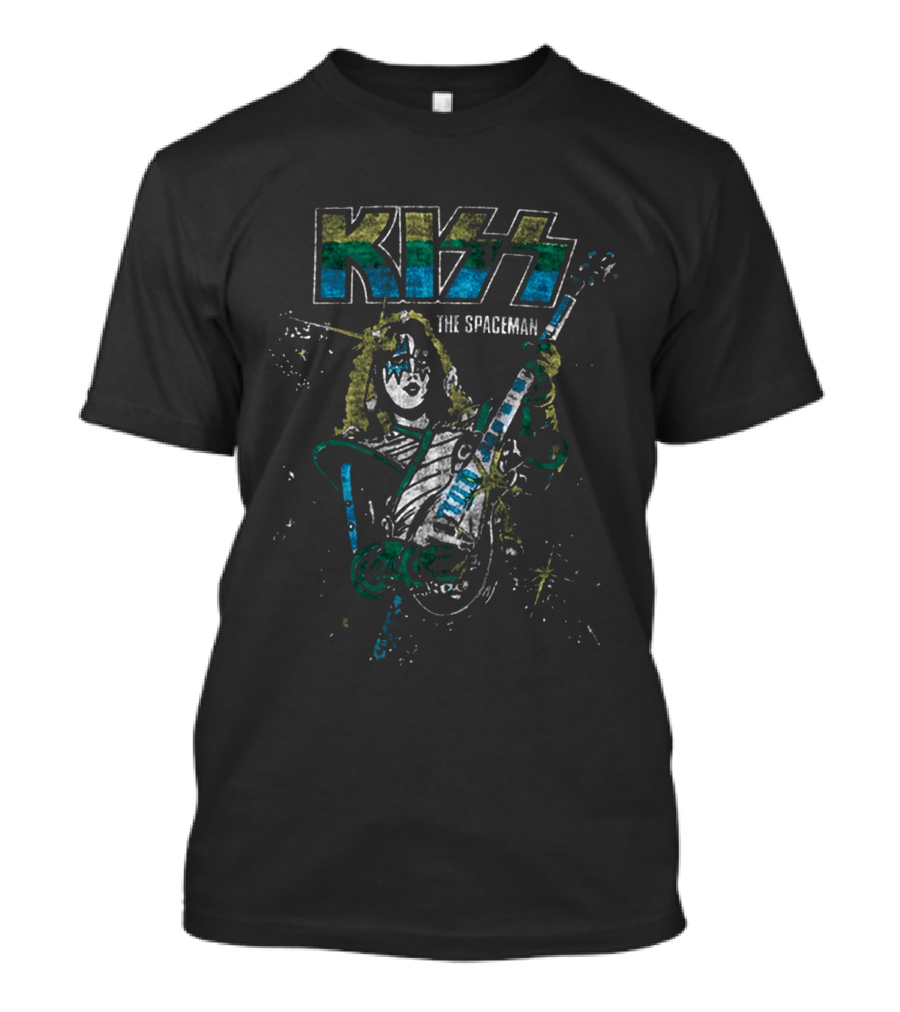 Kiss The Spaceman Ace Frehley Ben Cooper Action Figures Halloween 2026 70s T-Shirt