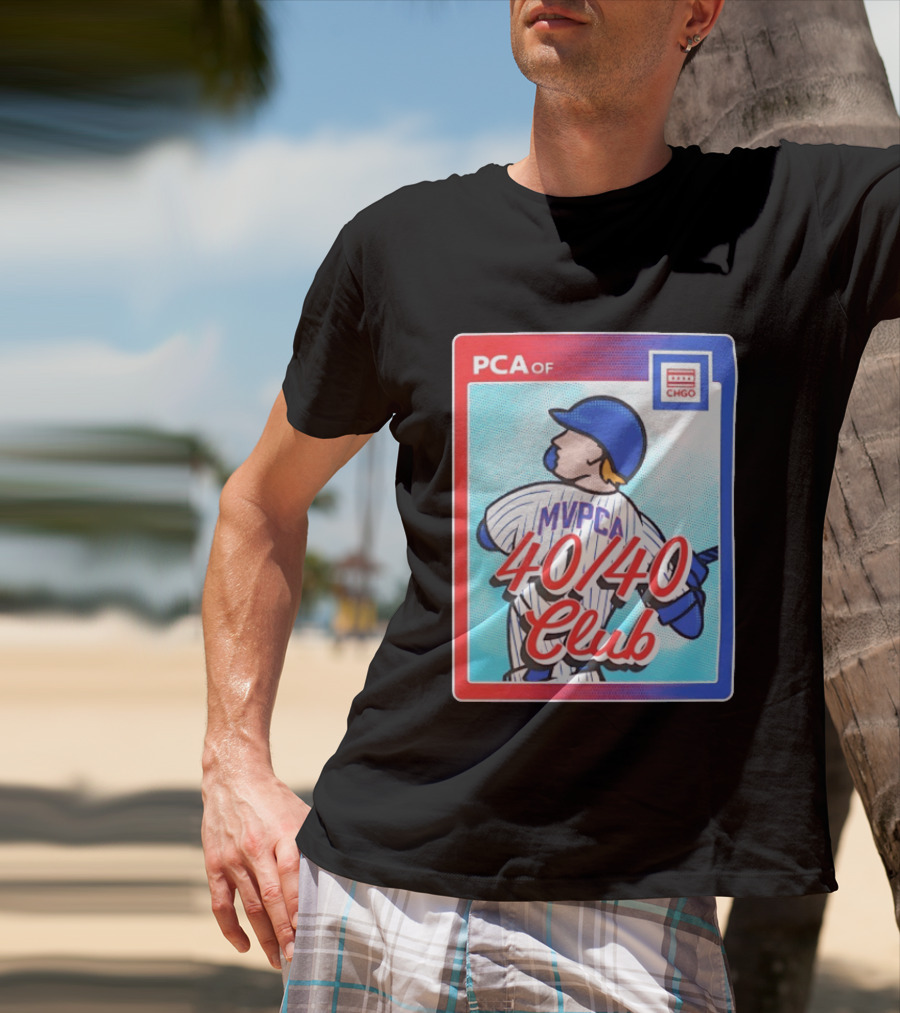 PCA CHGO MVP 40/40 Club Baseball Chicago Cubs T-Shirt