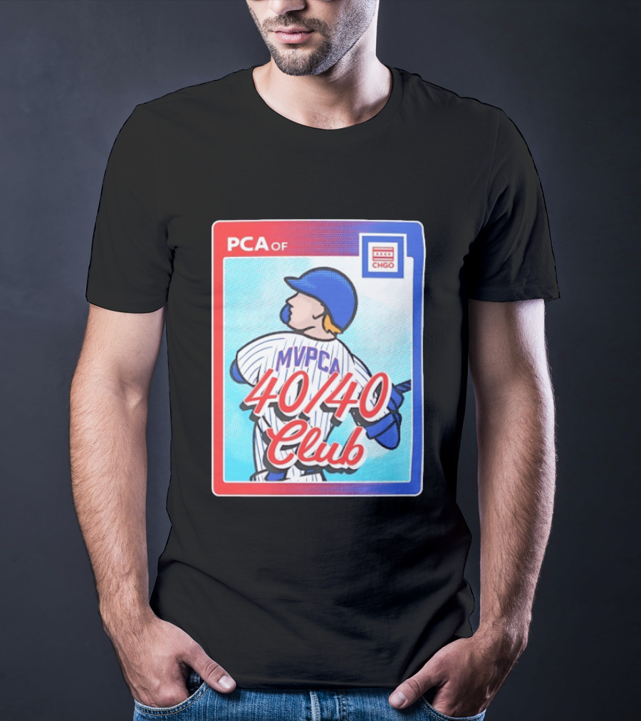 PCA CHGO MVP 40/40 Club Baseball Chicago Cubs T-Shirt