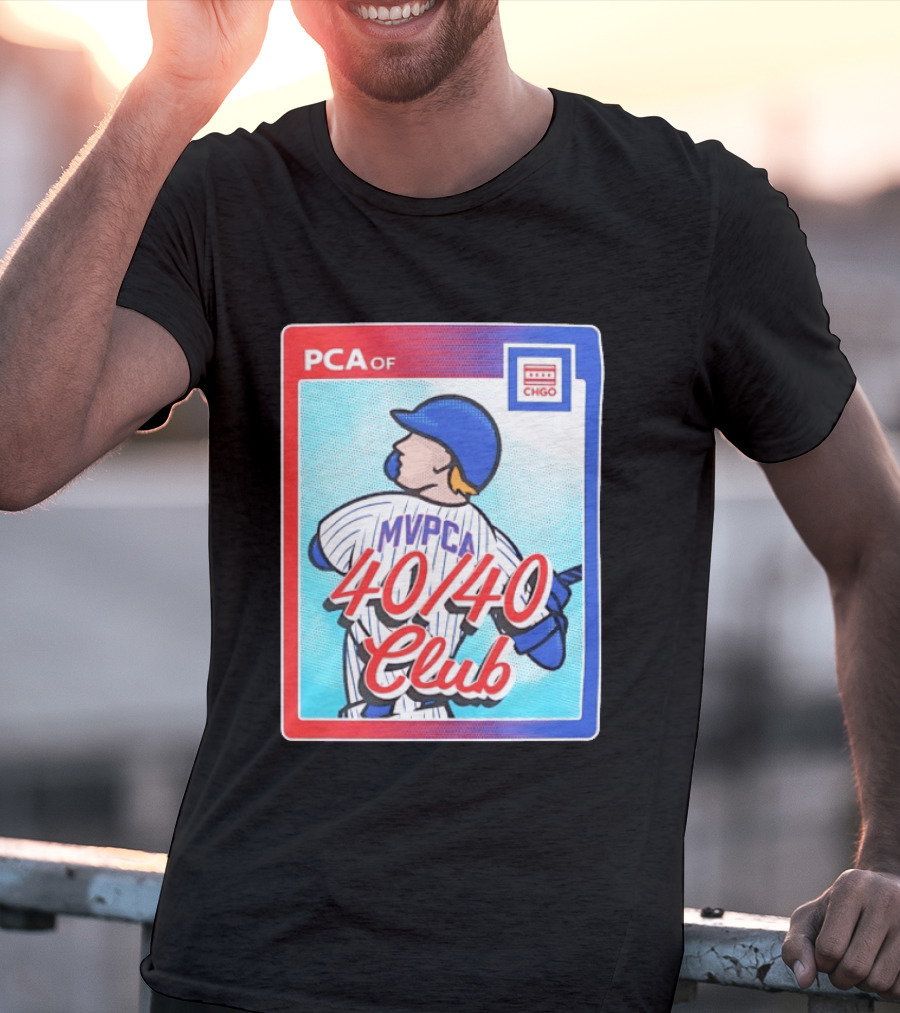 PCA CHGO MVP 40/40 Club Baseball Chicago Cubs T-Shirt