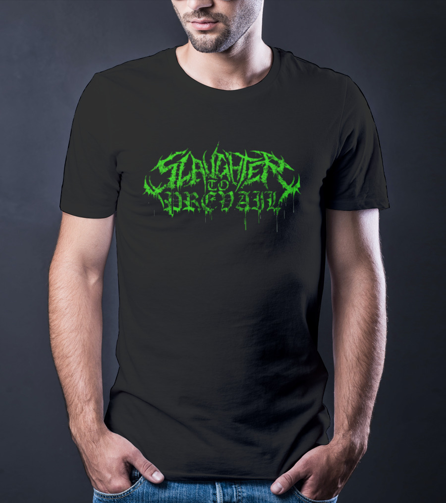 Slaughter To Prevail Halloween 2026 Green Mask Collection T-Shirt