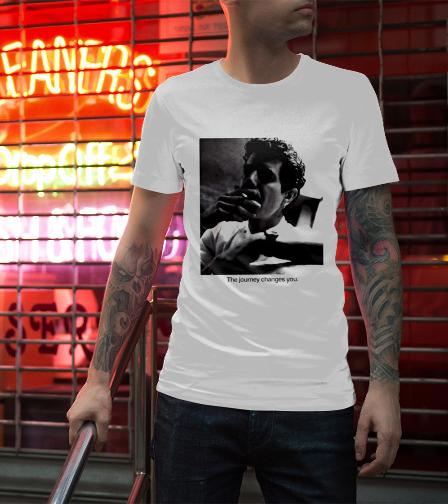 Anthony Bourdain Smoking The Journey Changes You T-Shirt
