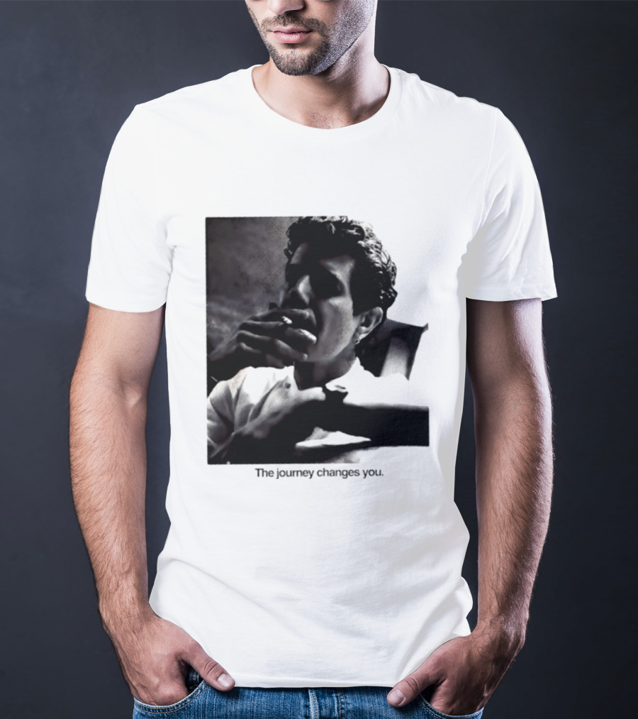 Anthony Bourdain Smoking The Journey Changes You T-Shirt