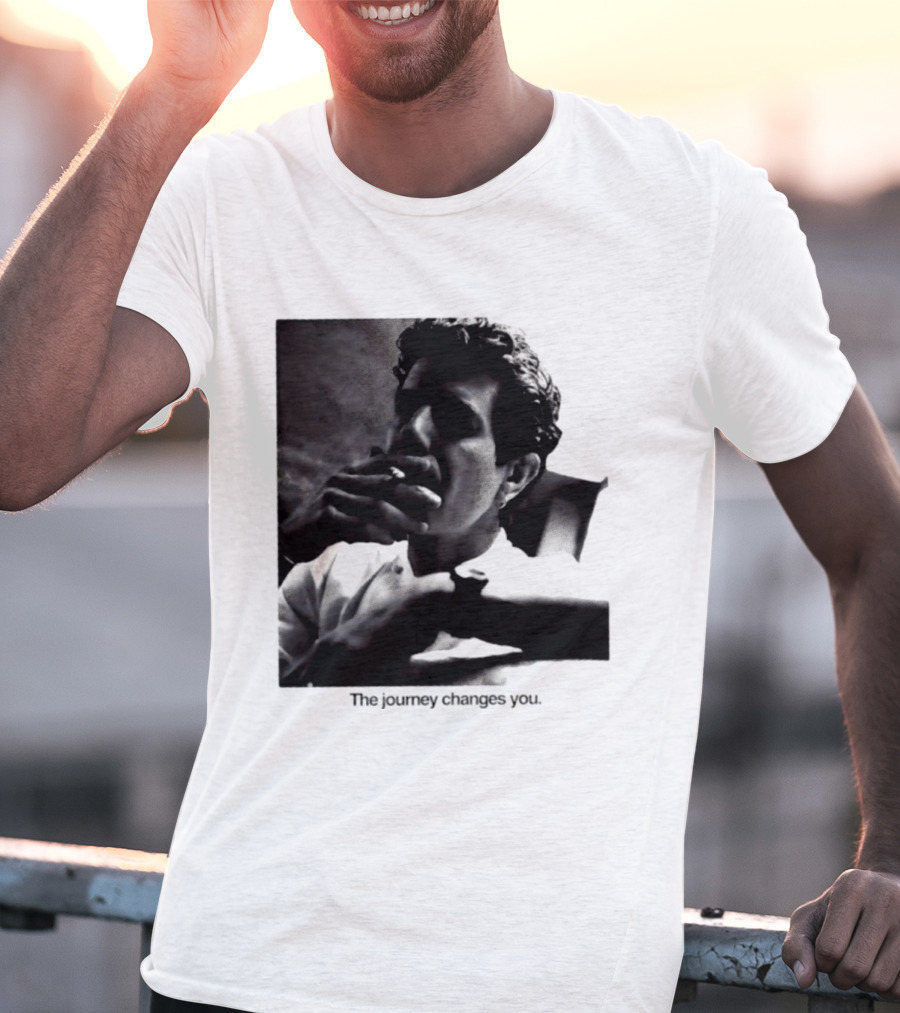 Anthony Bourdain Smoking The Journey Changes You T-Shirt