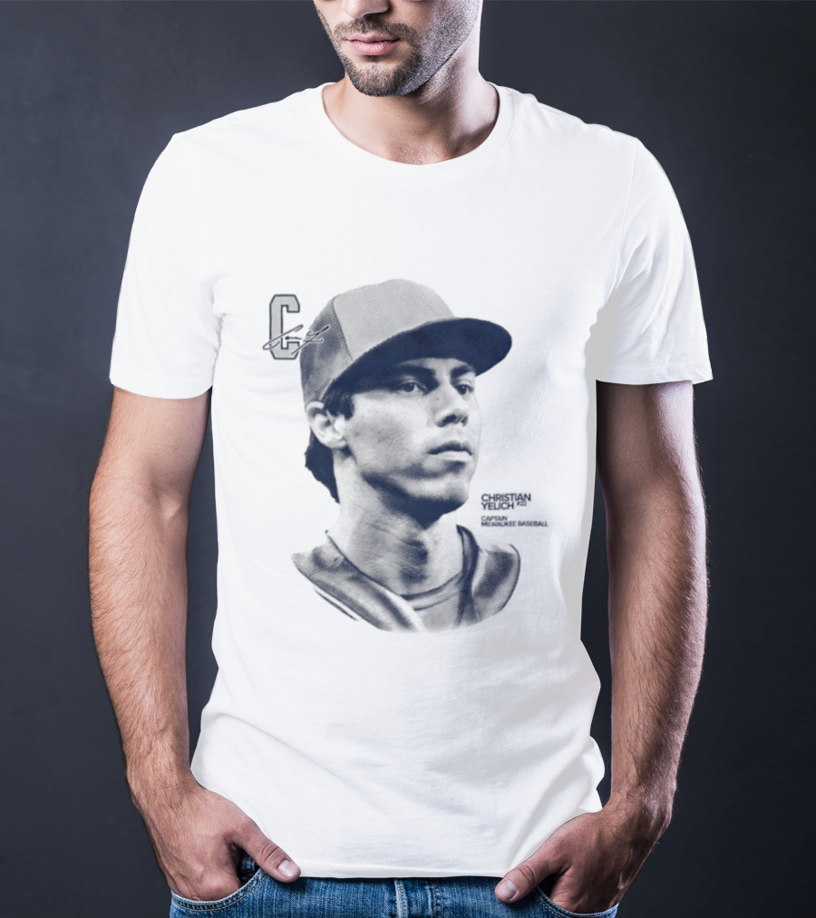 Christian Yelich C Captain Milwaukee Baseball T-Shirt