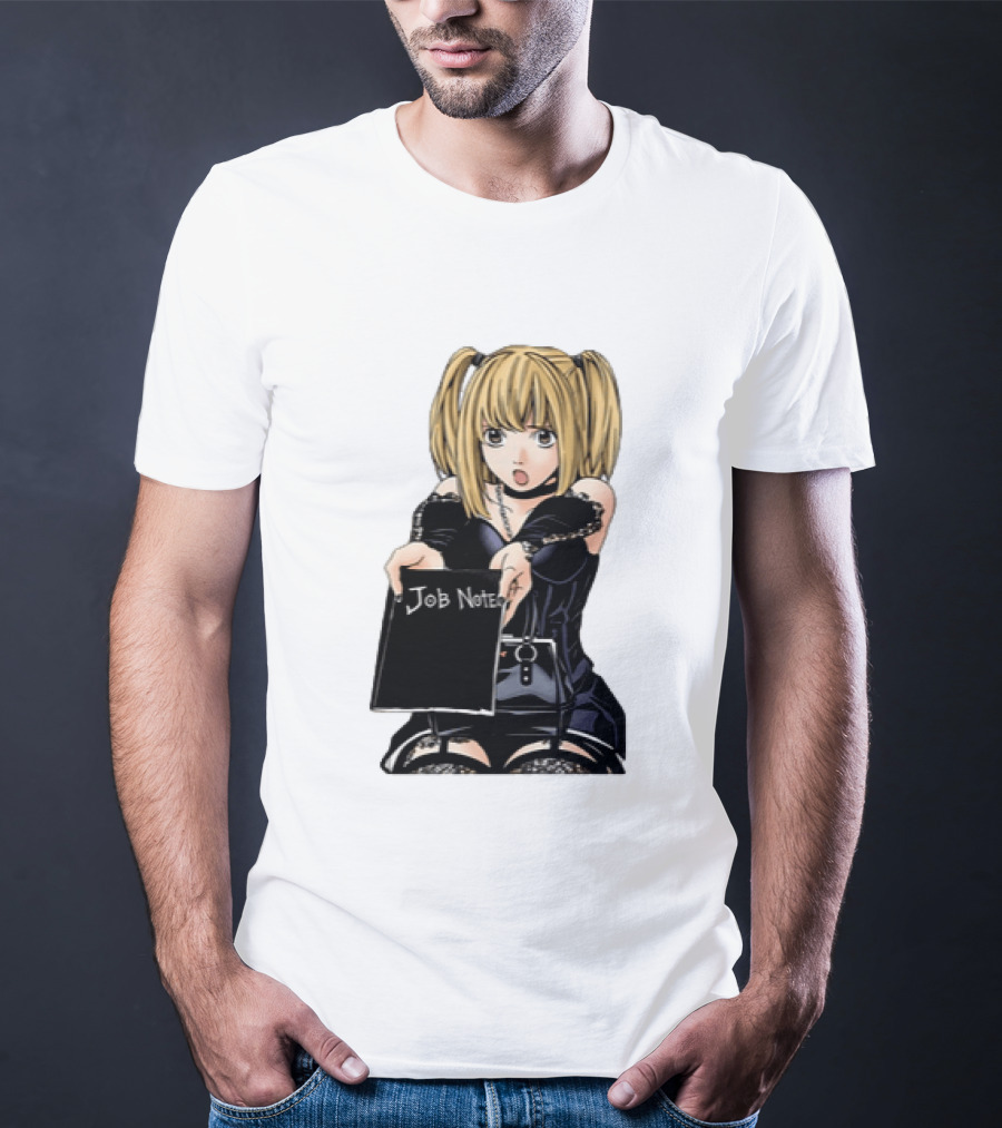 Misa Amane Job Note Anime Character Posing In Gothic Outfit T-Shirt