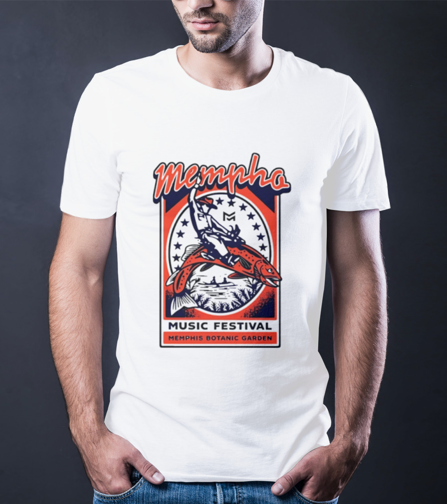 Mempho Music Festival Memphis Botanic Garden Event T-Shirt
