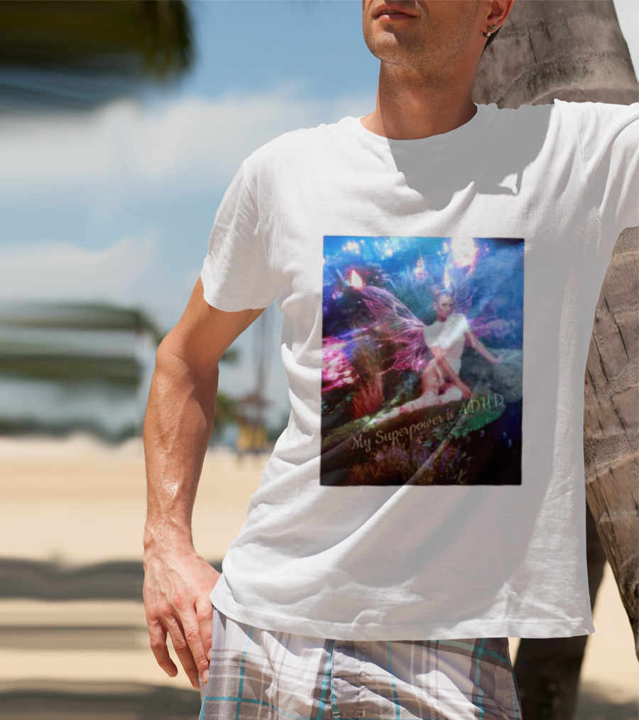 Paris Hilton My Superpower Is ADHD Fairy Meadow T-Shirt